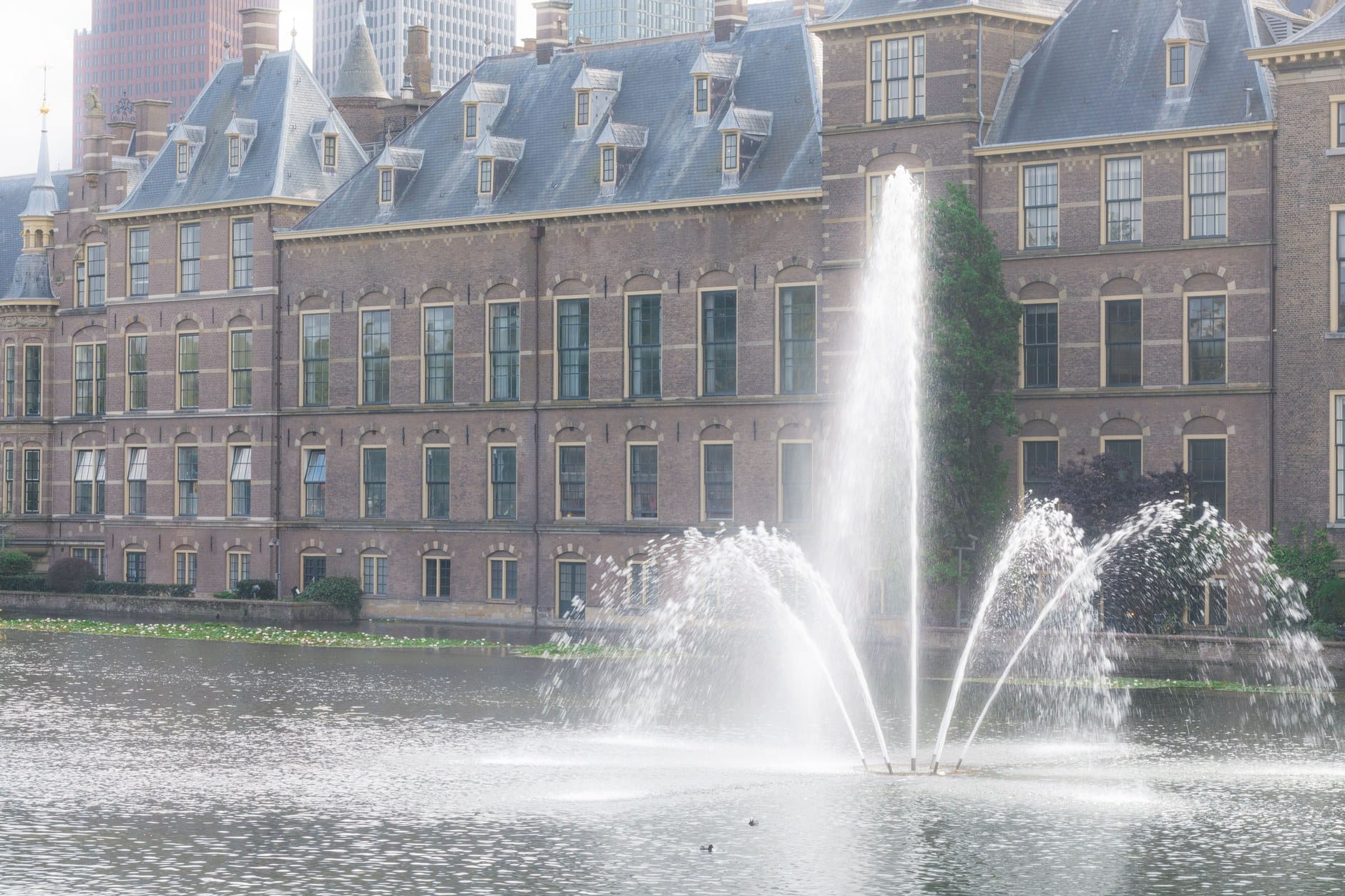 Het Binnenhof in Den Haag, zetel van de Tweede Kamer